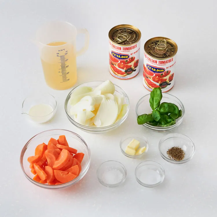 トマトポタージュスープ の材料