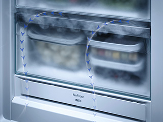 NoFrost 霜取り不要の循環冷却