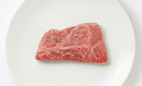 11日間冷凍後に自然解凍したステーキ肉
