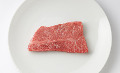 冷凍前のステーキ肉