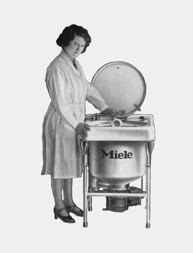 ミーレ創業時の食器洗い機イメージ画像