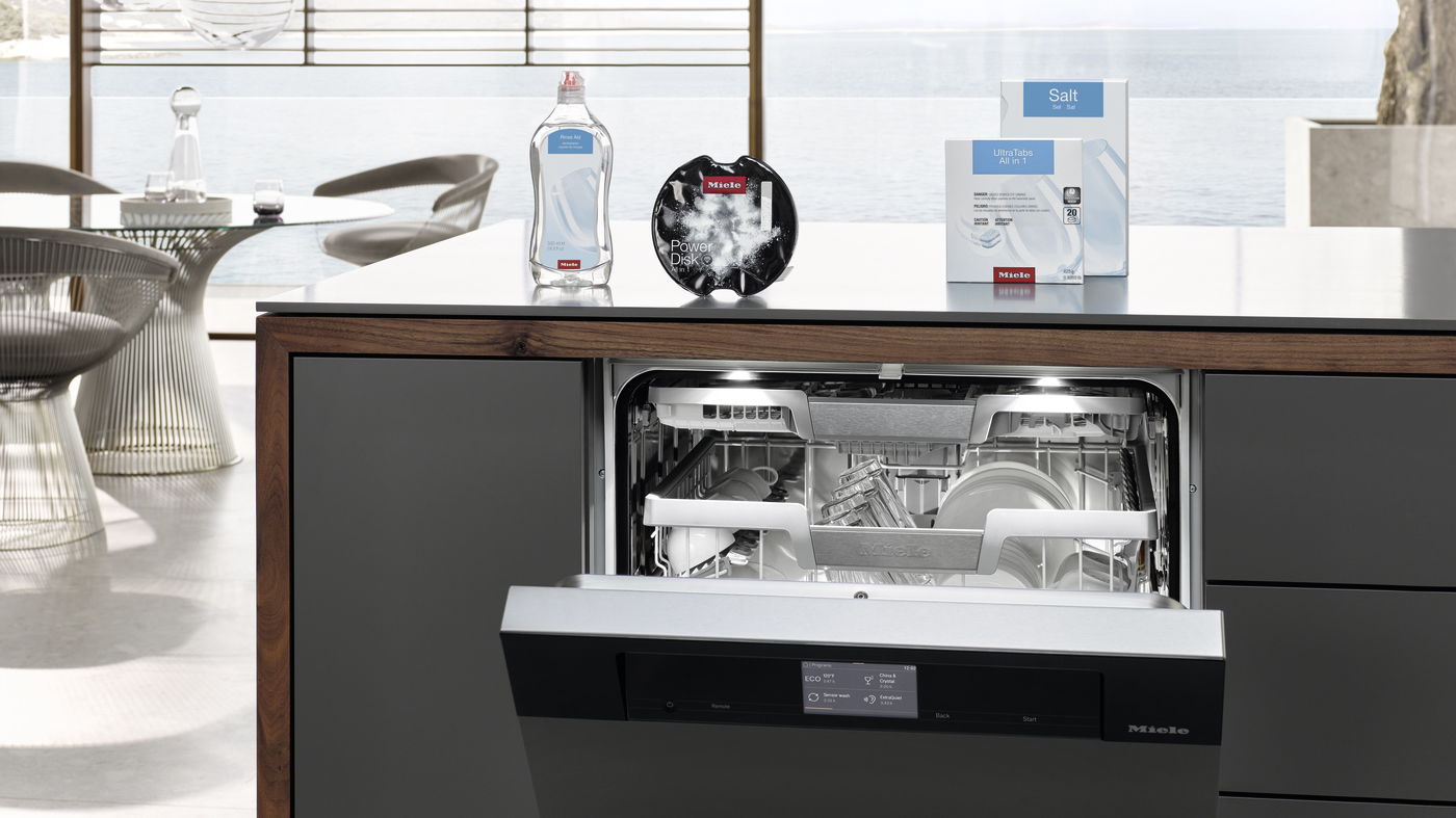 ミーレビルトイン食器洗い機と純正洗剤