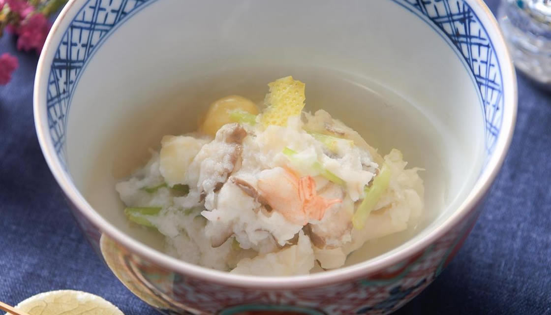 オーブンでつくる「かぶら蒸し」