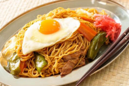 オーブンで焼きそば