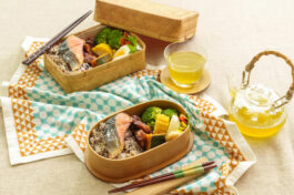 鶏肉のてり焼き 焼き鮭