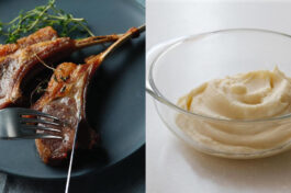 ラムチョップ マッシュポテト添え