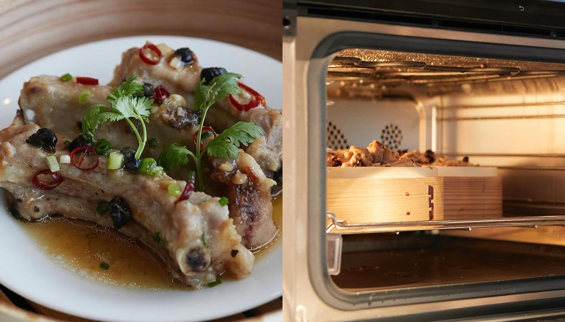 豚リブ肉と豆鼓の蒸し物