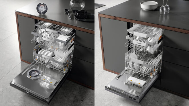 ミーレビルトイン食洗機（食器洗い機）幅60cm/45cm比較
