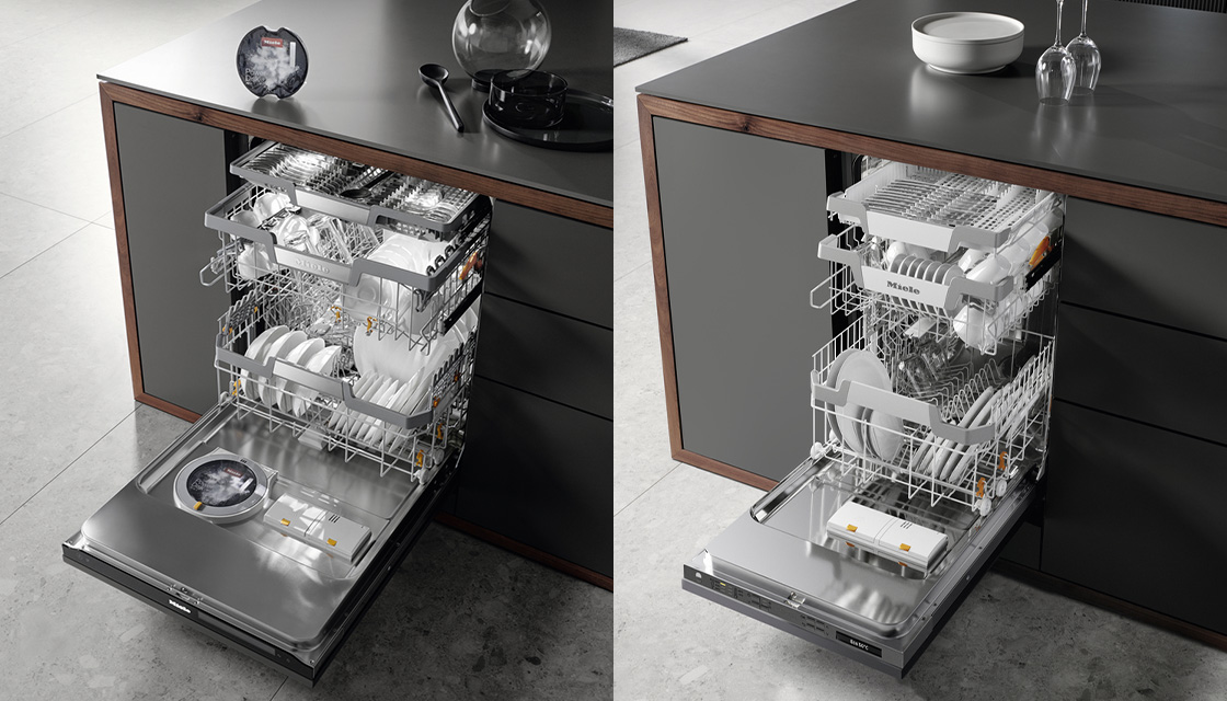 ミーレビルトイン食洗機(食器洗い機)幅60cm/45cm比較